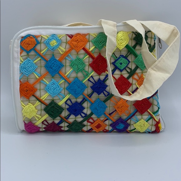 Hand-made clutch/tote bag - perfect for on the go! - Picture 3 of 6